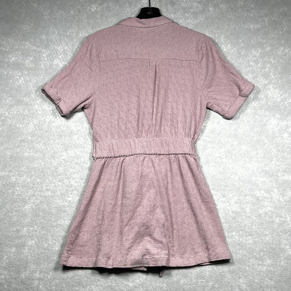 FREE PEOPLE CLEMENTINE MINI TIE WAIST DRESS ASH PURPLE WONEN’S SIZE SMALL - Picture 6 of 12